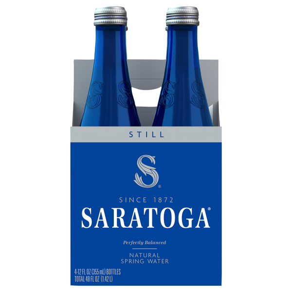 Saratoga Still Natural Spring Water - 4 pk