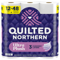 Quilted Northern Ultra Plush Mega Roll 3-Ply Toilet Paper Unscented - 12ct