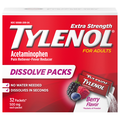 Tylenol Extra Strength Acetaminophen Pain Relief Dissolve Packs Berry
