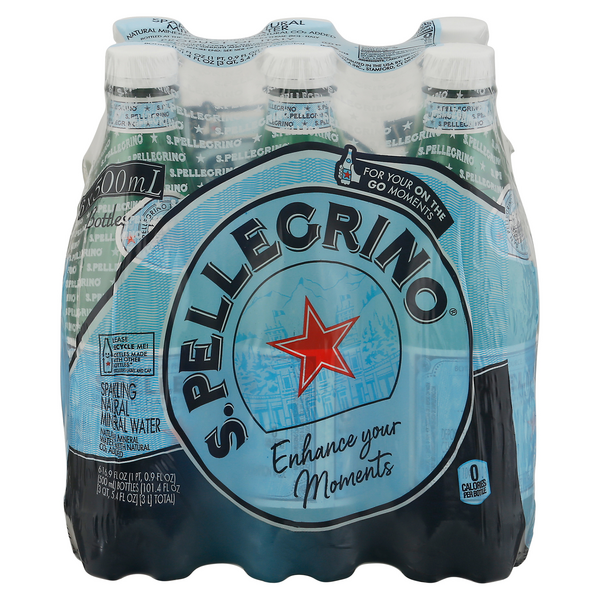 Save on San Pellegrino Sparkling Mineral Water Natural 6 pk Order