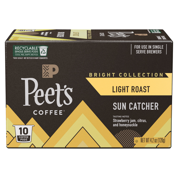 Peet's Sun Catcher Light Roast K-Cup Coffee Pods