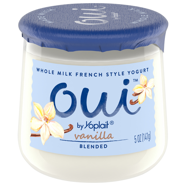 Oui by Yoplait Whole Milk Blended Vanilla French Style Yogurt