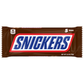 SNICKERS Peanuts Caramel & Milk Chocolate Candy Bars Fun Size - 5 ct