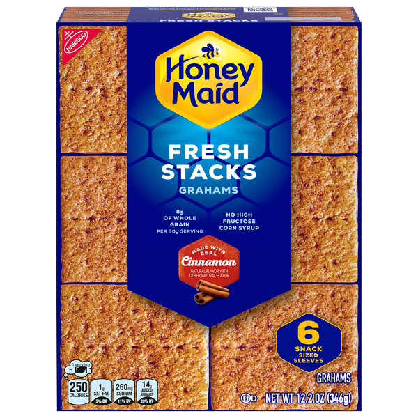 Nabisco Honey Maid Cinnamon Fresh Stacks Graham Crackers - 6 ct