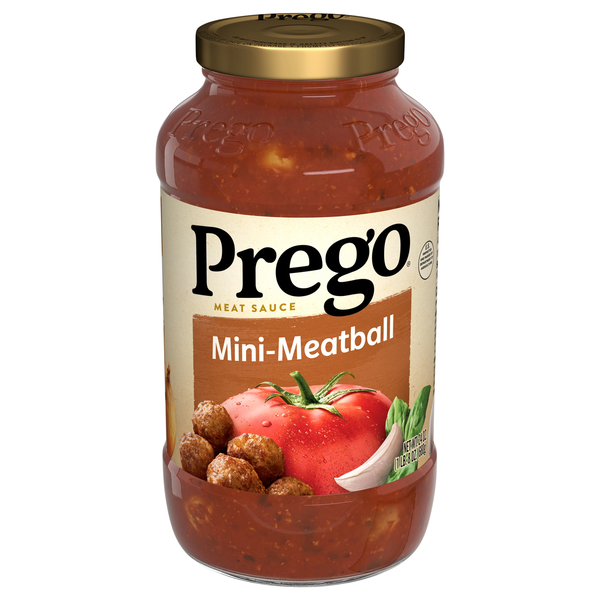 Prego Mini Meatball Meat Pasta Sauce