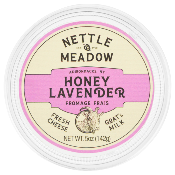 Nettle Meadow Honey Lavender Fromage Blanc Unsalted Goat Cheese
