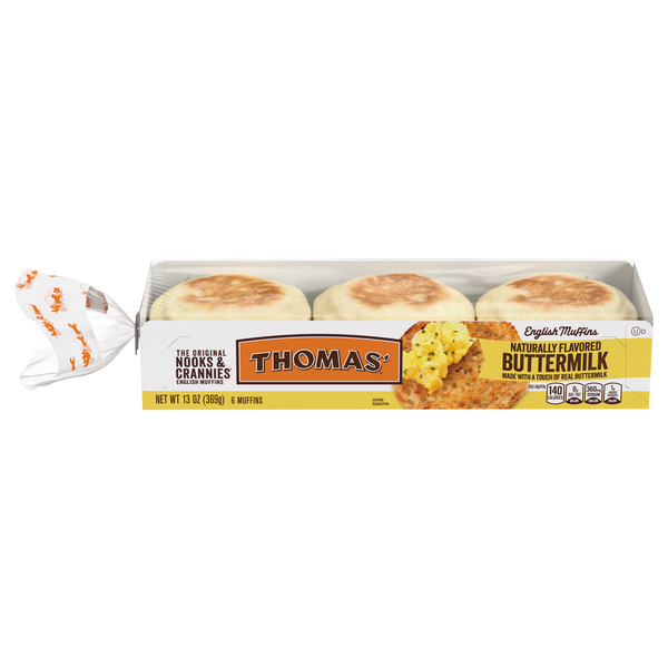 Thomas' Limited Edition Buttermilk English Muffins - 6 ct