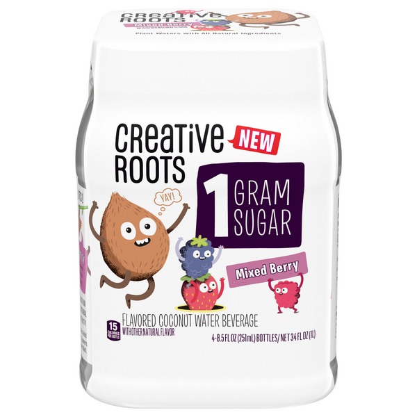 Save on Creative Roots Coconut Water Beverage Mixed Berry 4 pk Order