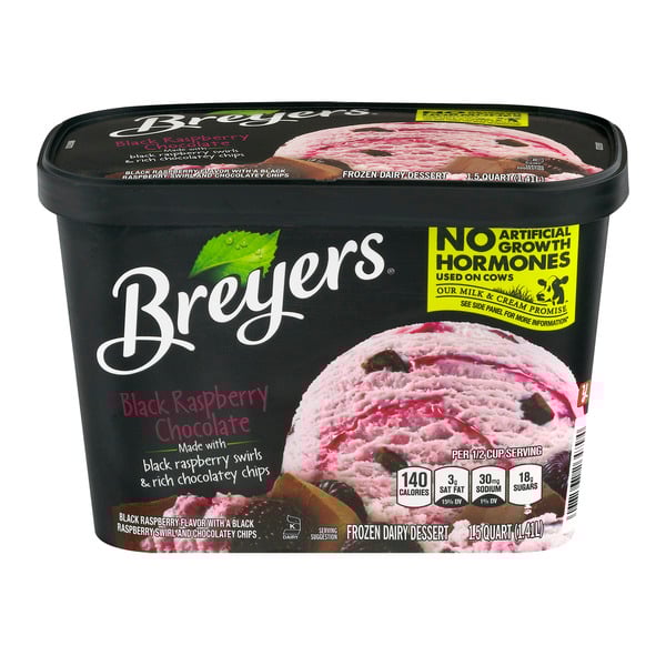 Breyers Frozen Dairy Dessert Black Raspberry Chocolate My XXX Hot Girl