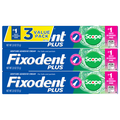 Fixodent Plus Scope Denture Adhesive Cream Value Pack - 3 ct