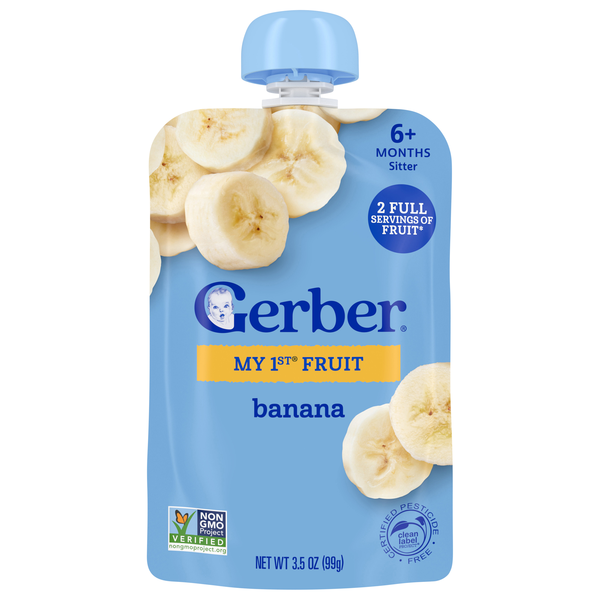 Gerber Sitter 2nd Baby Food Banana Puree