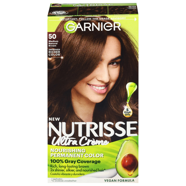 Garnier Nutrisse Nourishing Color Creme Medium Natural Brown 50
