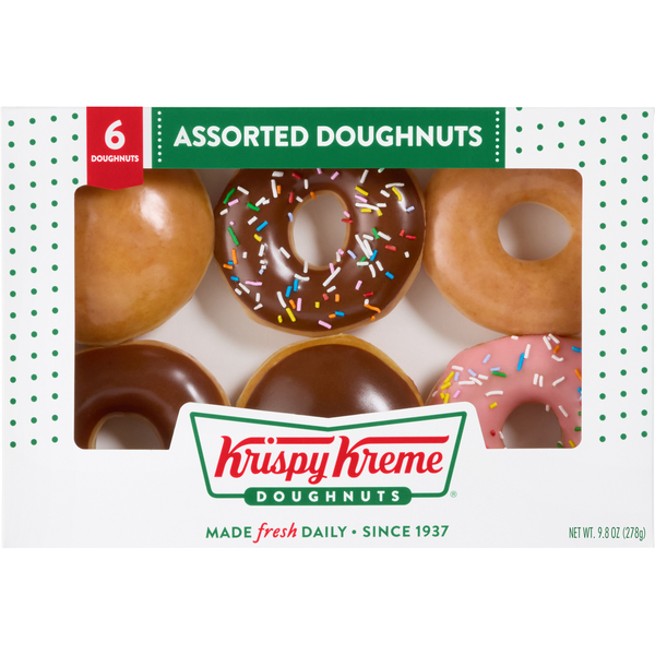 Krispy Kreme Assorted Donuts - 6 ct