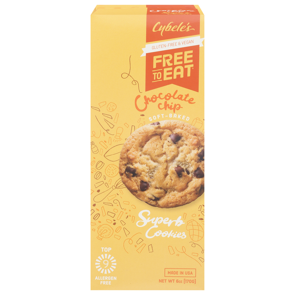 Cybele's Free To Eat Gluten Free Vegan Chocolate Chip Cookies