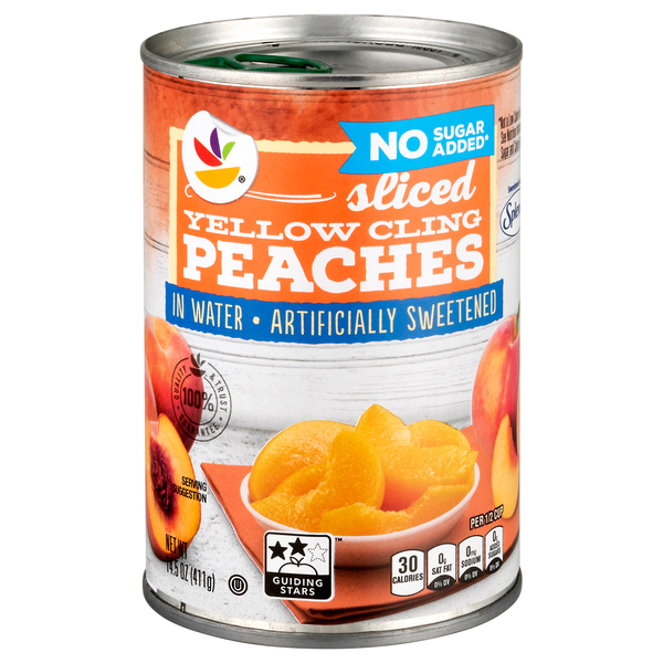 Our Brand No Sugar Added Sliced Peaches in Artificially Sweetened Water