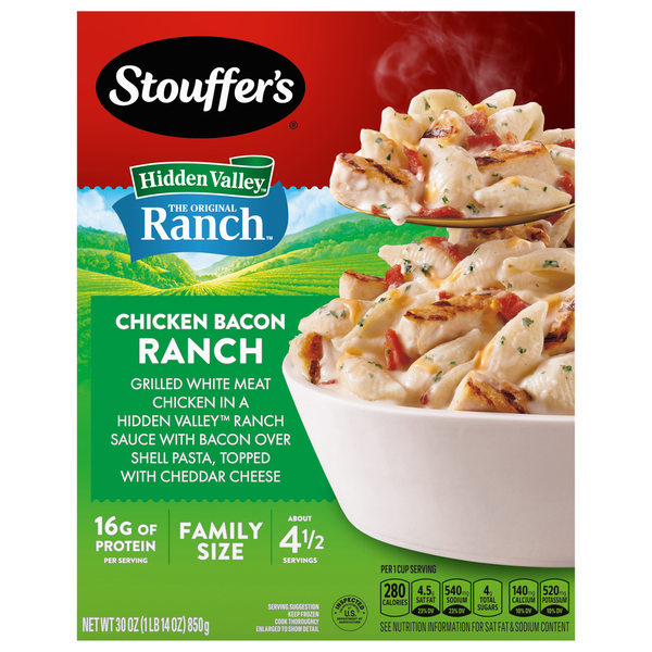 Stouffer's Chicken Bacon Ranch Family Size Frozen Meal