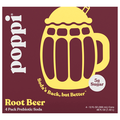Poppi Root Beer Probiotic Soda - 4 pk