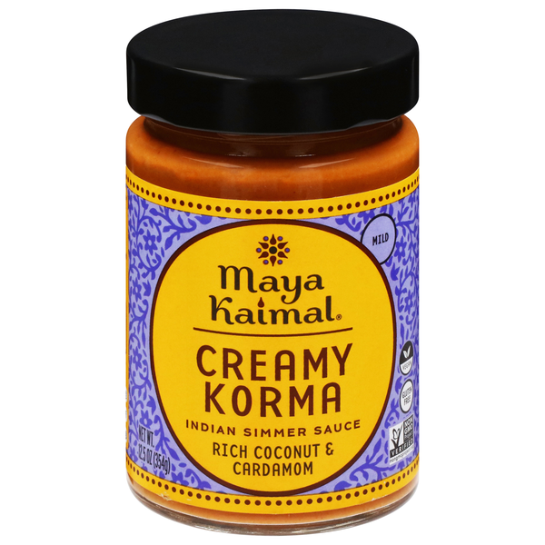 Maya Kaimal Mild Coconut Korma Indian Simmer Sauce