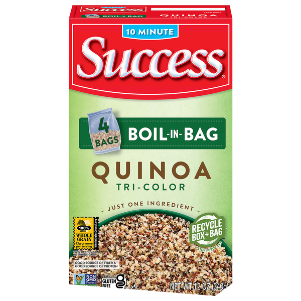 Success Boil-in-Bag Gluten Free Tri-Color Quinoa - 4 ct