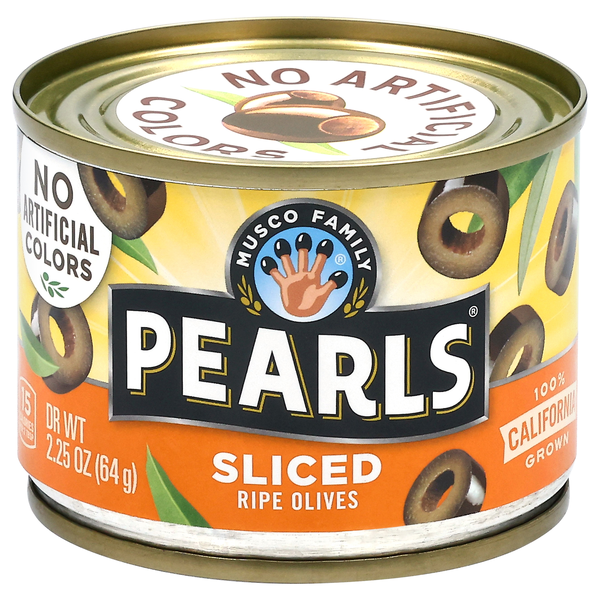 Pearls California Sliced Ripe Black Olives