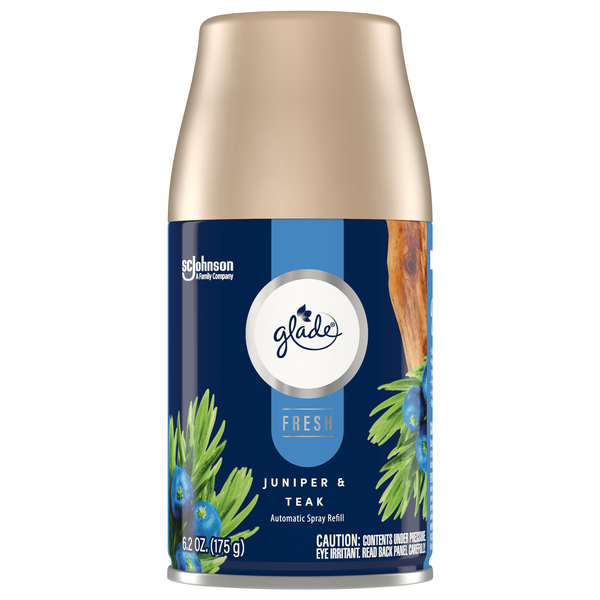 Glade Fresh Juniper & Teak Automatic Spray Refill
