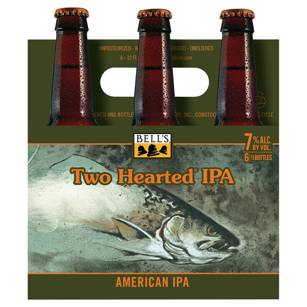 Save on Bell's Brewery Two Hearted Ale American IPA Beer 6 pk Order