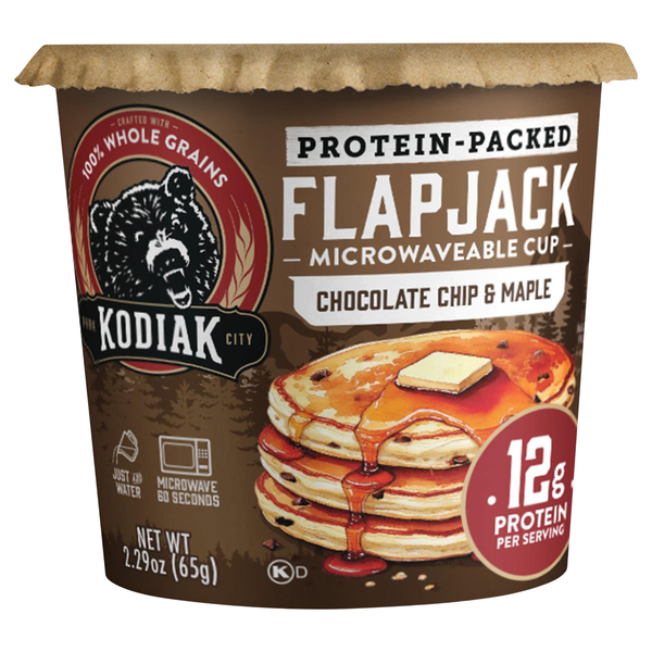 Kodiak Protein Packed Chocolate Chip & Maple Flapjack Power Cup