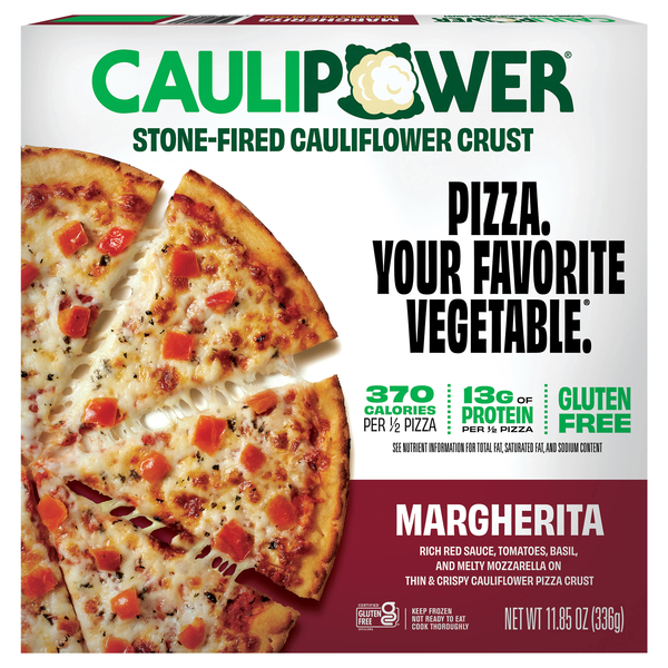 Caulipower Gluten Free Cauliflower Crust Margherita Pizza Frozen