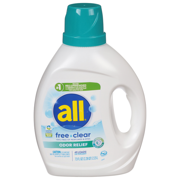 all Free & Clear Odor Relief Liquid Laundry Detergent