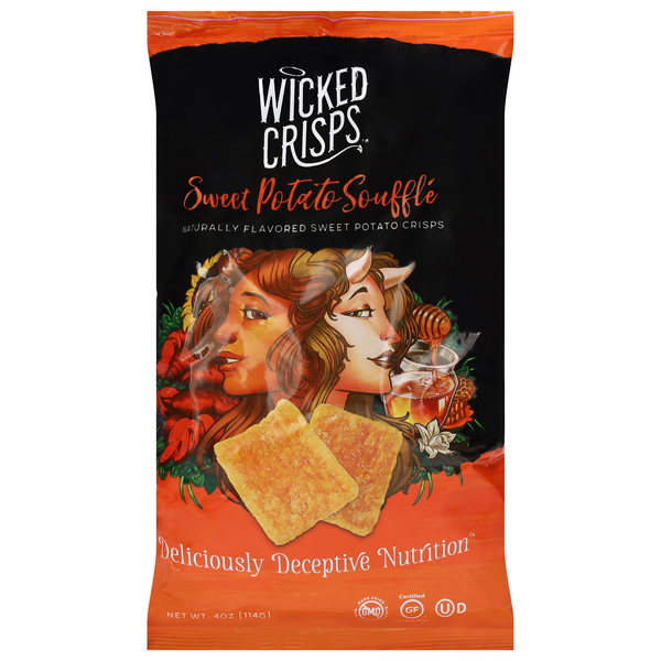 Wicked Crisps Gluten Free Sweet Potato Souffle Crisps