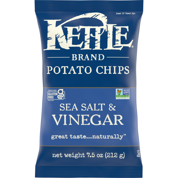 Kettle Brand Gluten Free Sea Salt & Vinegar Potato Chips