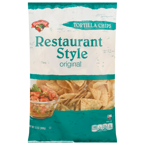 Hannaford Restaurant Style Original Tortilla Chips