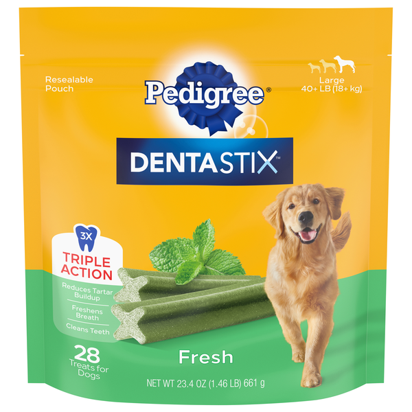 PEDIGREE DENTASTIX Fresh Treats for Large Dogs - 28 ct