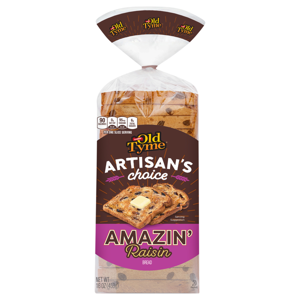 Schmidt Old Tyme Artisan's Choice Amazin' Raisin Bread Sliced
