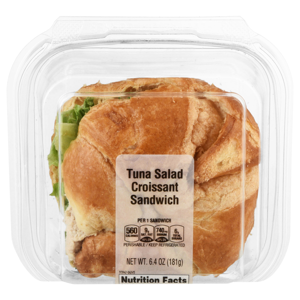 Hannaford Tuna Salad Croissant Sandwich