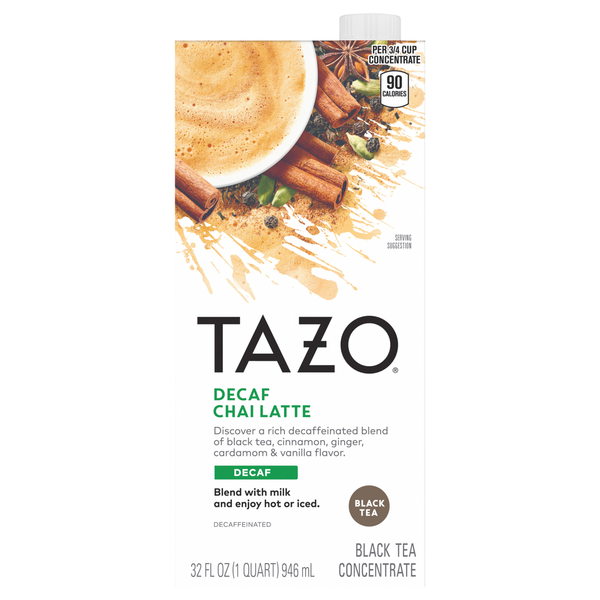 Tazo Decaf Chai Latte Black Tea Concentrate