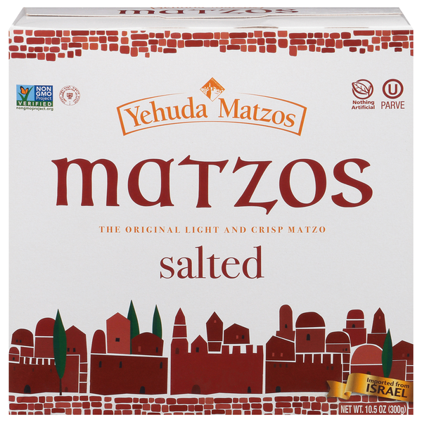 Yehuda Kosher Salted Matzos