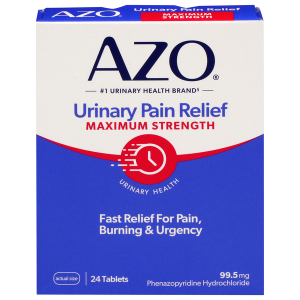 AZO Urinary Pain Relief Tablets Maximum Strength