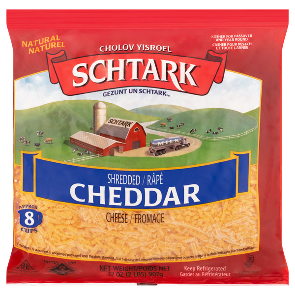 Schtark Fancy Shredded Cheddar Cheese
