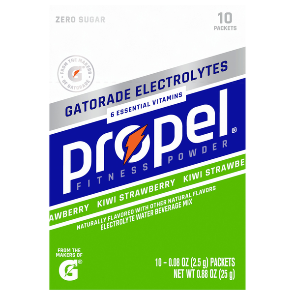 Propel Zero Sugar Kiwi Strawberry Electrolyte Water Beverage Mix - 10 ct