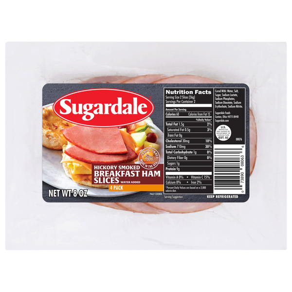Sugardale Hickory Smoked Breakfast Ham Slices