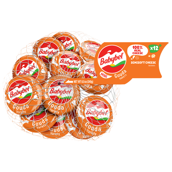 Babybel Mini Gouda Semi-Soft Snack Cheese - 12 ct