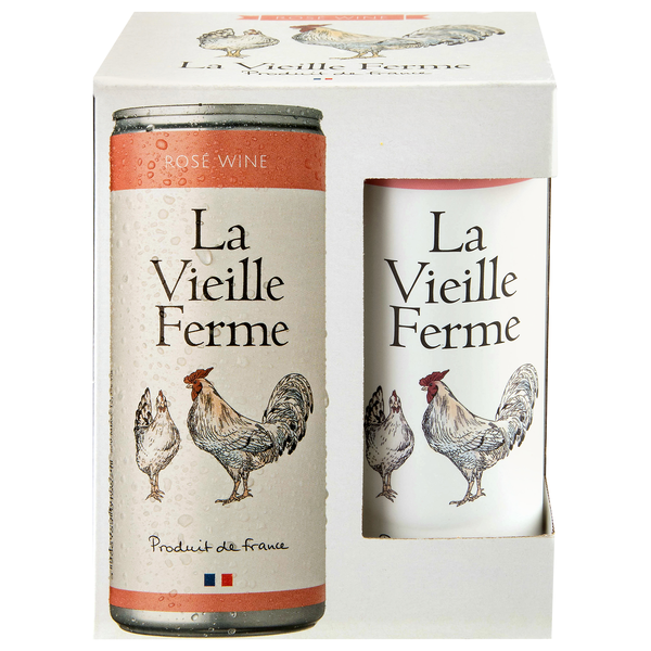 La Vieille Ferme Rose Wine - 4 pk