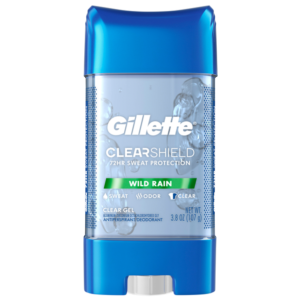 Gillette Wild Rain Antiperspirant Deodorant Clear Gel