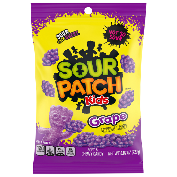 Sour Patch Kids Grape Sour Then Sweet Soft & Chewy Candy