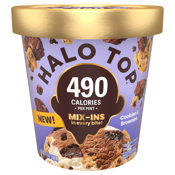 Halo Top Light Cookies & Brownies Ice Cream