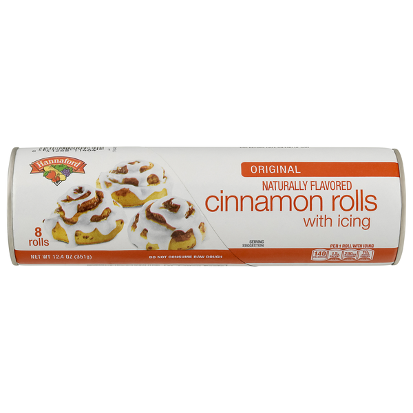Hannaford Original Cinnamon Rolls with Icing - 8 ct