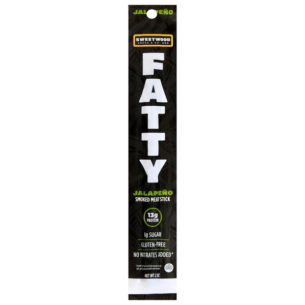 Sweetwood Smokehouse Fatty Jalapeno Smoked Meat Stick