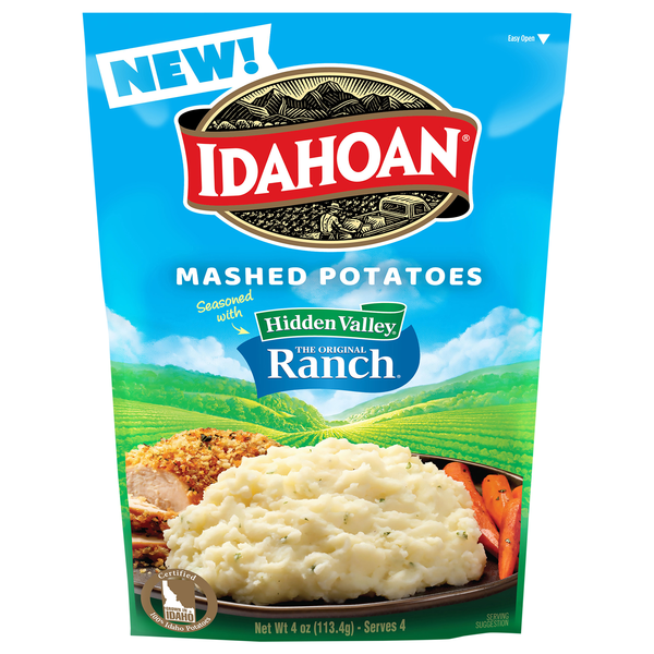 Idahoan Mashed Potatoes Seasoned with Hidden Valley Ranch