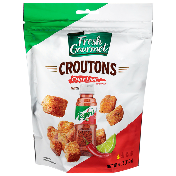 Fresh Gourmet Chile Lime Tajin Seasoned Croutons